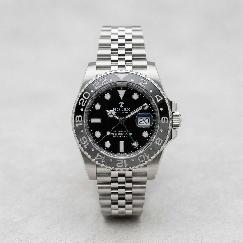 Rolex GMT-Master II Style Black Bezel